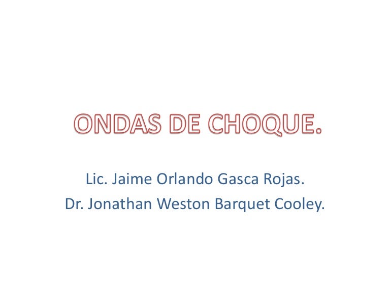 De pdf ondas choque contraindicaciones